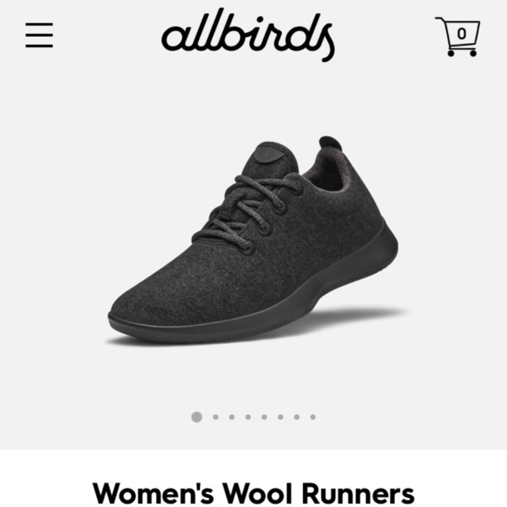 Allbirds wool running shoes